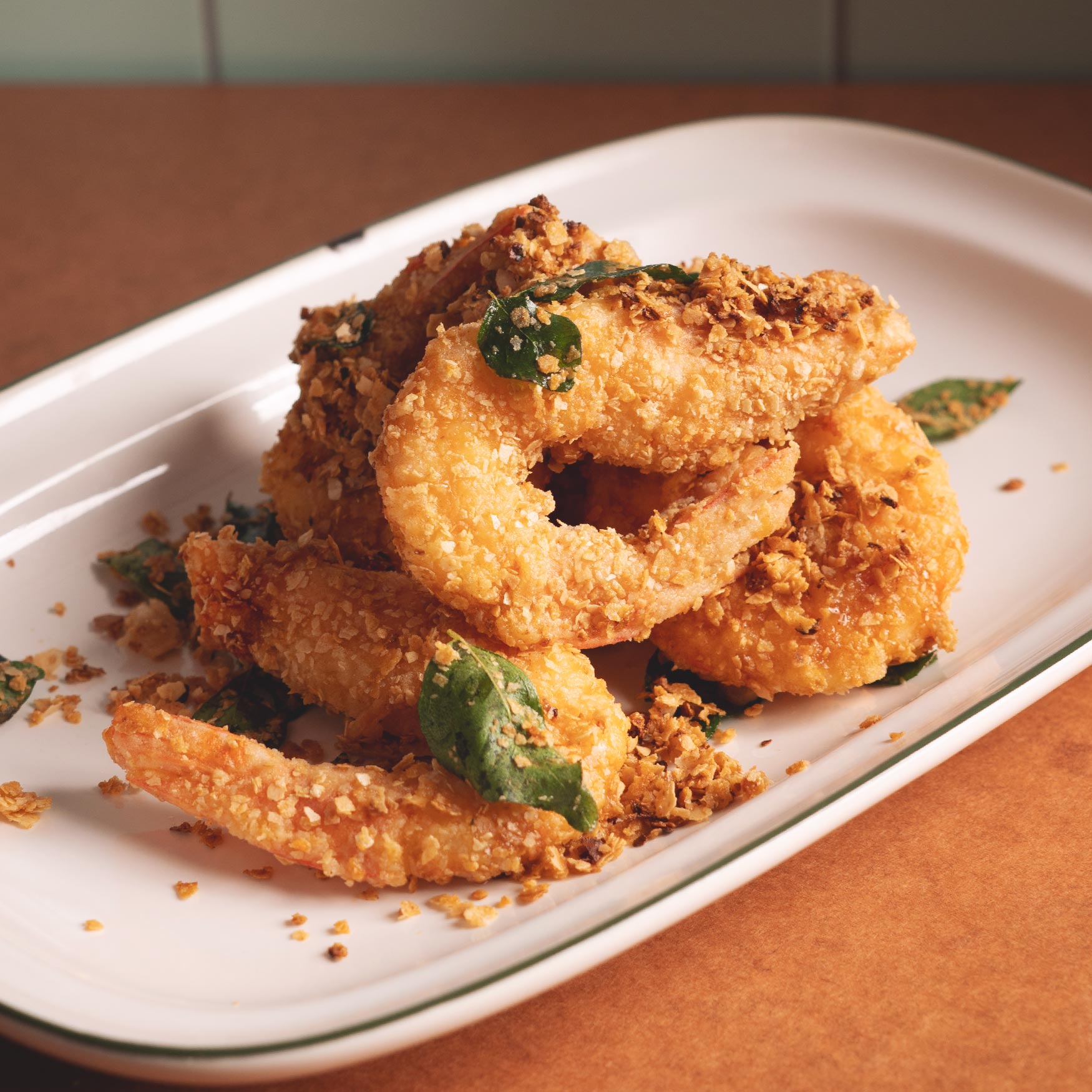 Cereal Killer Prawns